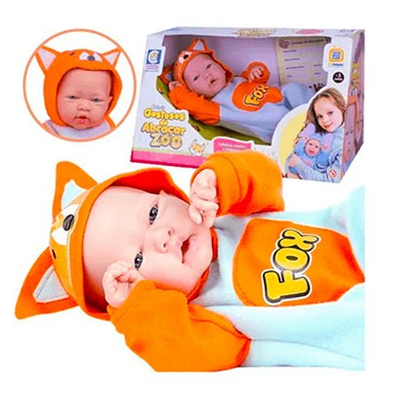 Boneco Brinquedo Coleção Gostosos de Abracar Zooraposinh