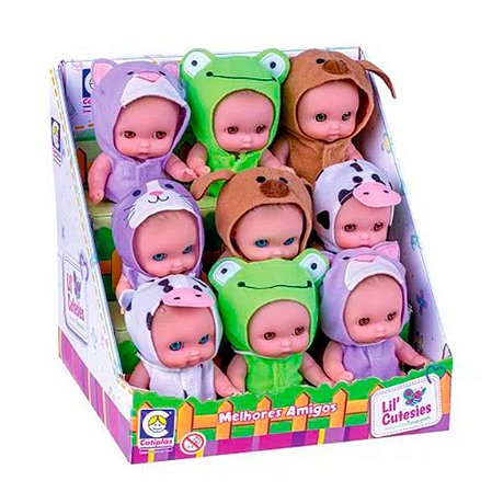 Boneca Lil Cutesies Melhores Amigos fofinhas e cheirosas