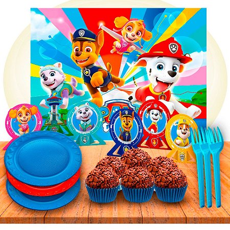 Kit festa Patrulha Canina Decoração completa 152 itens