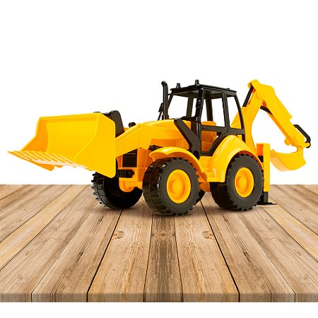 Brinquedo Trator Retroescavadeira 1200 CONSTRUCT Resistencia