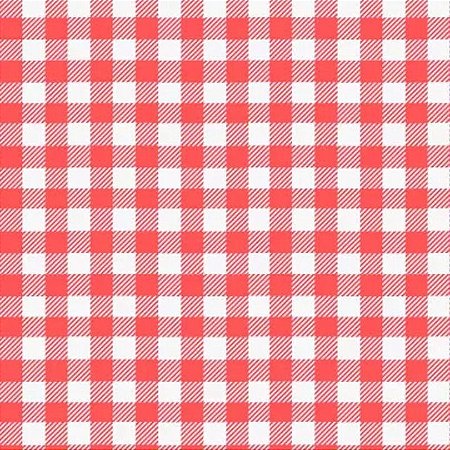 BOBINA TNT JUNINO XADREZ VERMELHO METRO - LARGURA 1,40M