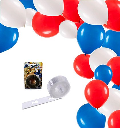 KIT Balão Arco descontruído decoração Patrulha Canina 151pçs