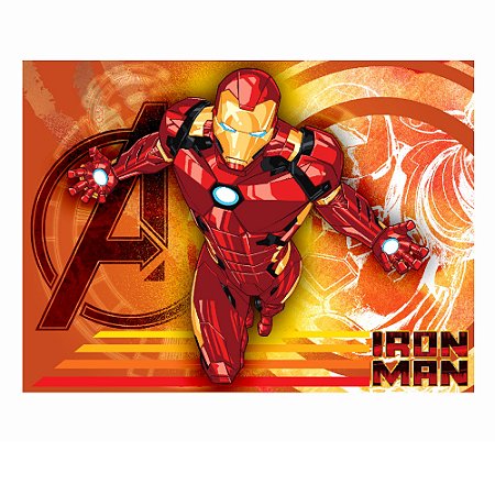 Decoração festa Homem de Ferro Painel TNT 1,40m aniversário