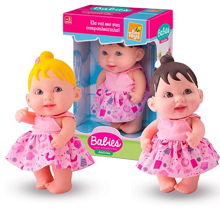 Boneca Babies Sortidas loira ou Morena cheirosas fofinhas