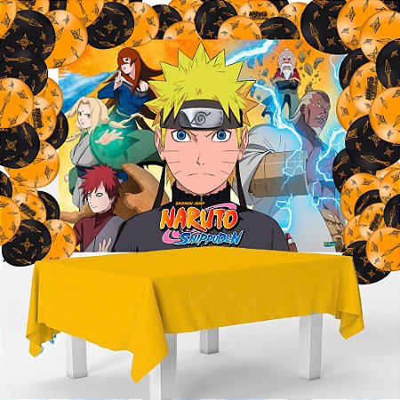 Kit Decoração de Festa Naruto Anime Otaku