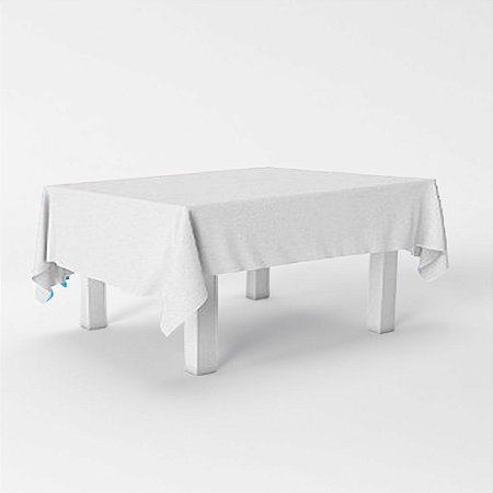 Kit 5 Toalhas de mesa Branca TNT 2x140m Decoração Festa