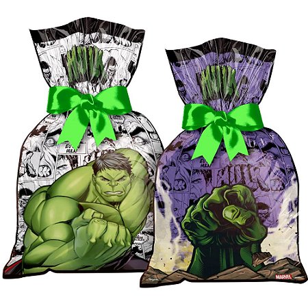 8 Sacolas Surpresa Lembrancinhas Decoração Hulk