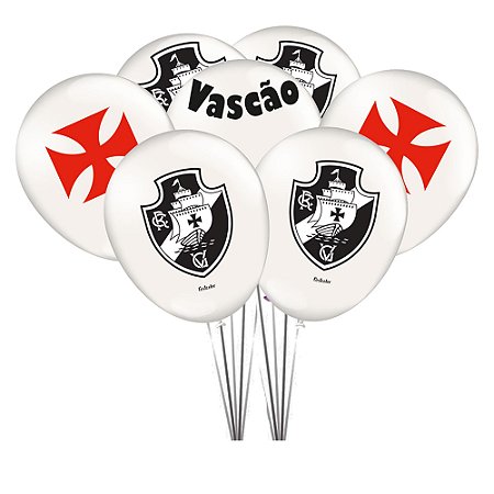 25 Bexigas balão n9 Decoração Vasco da Gama festa Aniversário