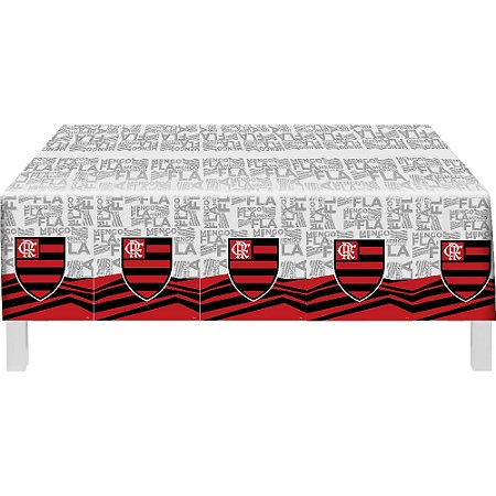 Toalha De Mesa Decoração Flamengo Festa Aniversario 120x180