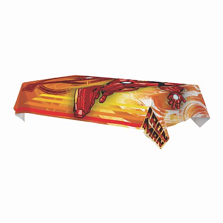 Toalha de Mesa festa TNT Homem de Ferro Decoração 1,40x1m