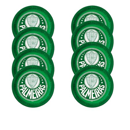 Decoração Palmeiras festa aniversário Pratos 18cm 8 unid