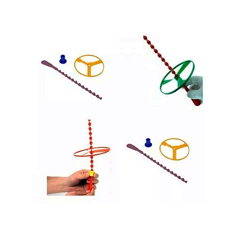 Lembrancinha Girocoptero Plástico 13cm Festa aniversár retrô