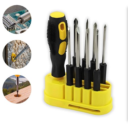Jogo Multi Chaves Profissional 9Pcs Ferramentas resistente
