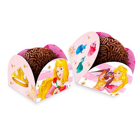 50 Forminhas para doces decoração Aurora festa aniversário