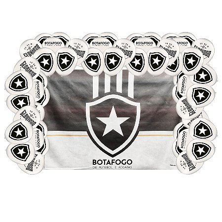Kit Festa Botafogo Decoração Aniversário Painel + Balão