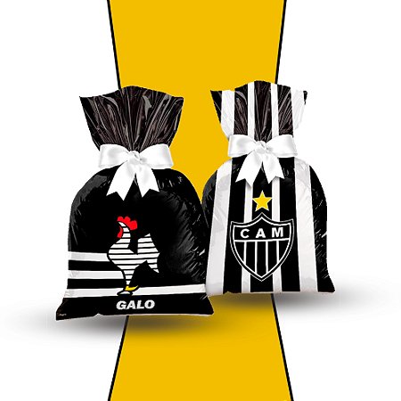 8 Sacolas Lembrancinhas decoração Atletico Mineiro Festa