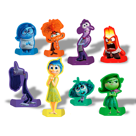 8 Display de mesa Decoração Divertidamente Festa Aniversário