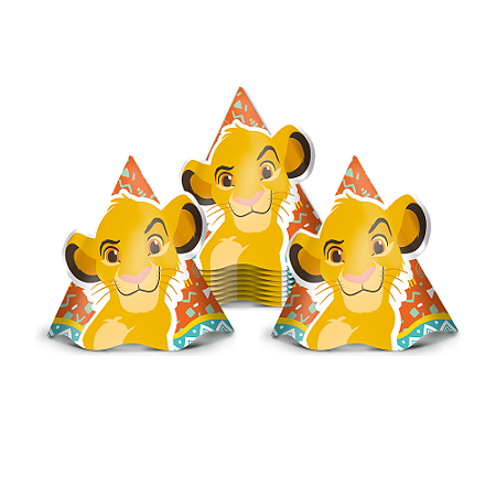 12 Chapéu Aniversário Decoração O Rei Leão festa Aniversário