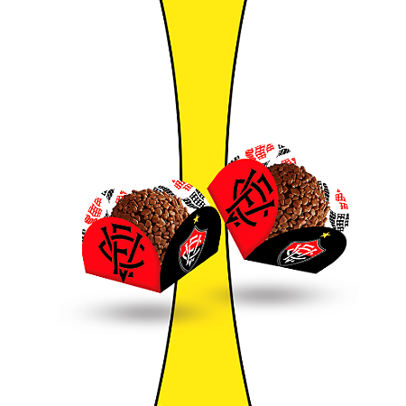 40 Forminhas para doces decoração Time Vitória Festa Aniver