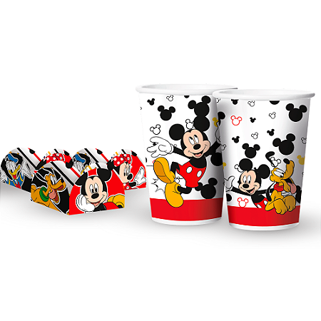 Kit Festa Mickey Mouse Decoracao Anive 8 Copos +50 Forminhas