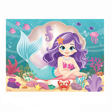 Painel TNT Gigante Decoração Fundo do Mar Festa Aniversário