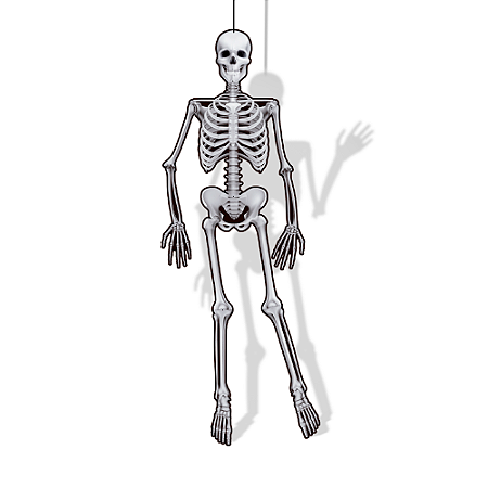 Decoração para Pendurar Halloween Esqueleto Festa terror Ani