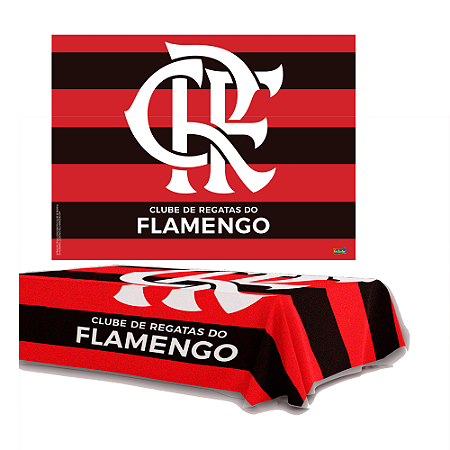 Kit festa Flamengo Decoração Aniversário Painel+Toalha
