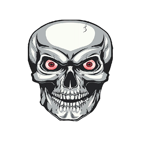 Decoração Halloween Cranio festa aniversário halloween 53x44