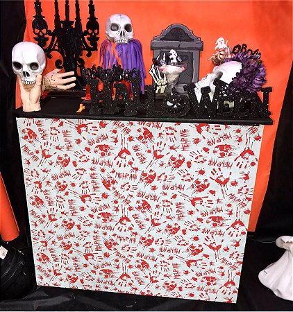 Painel decoração Halloween festa Aniversário Help TNT GG