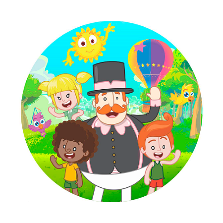 Painel Sublimado em Tecido Festa MUndo Bita Decoração 1,55cm