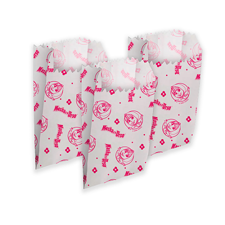 50 Sacos De papel Temático festa Masha e o Urso Decoração