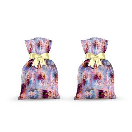 40 Lembrancinhas Sacolas Surpresas Festa Frozen Decoração