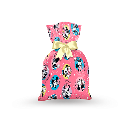 40 Lembrancinhas Sacolas Surpres Festa Minnie Rosa Decoração