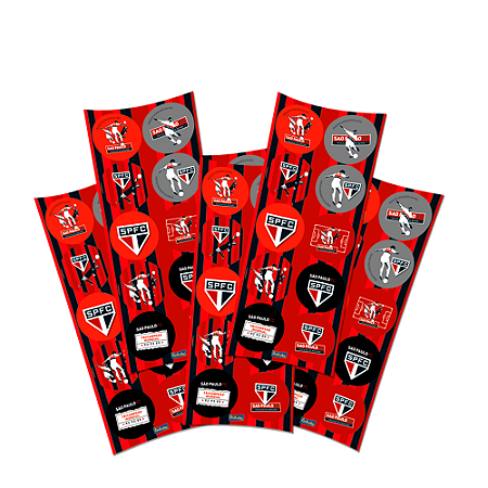 30 Adesivos Redondo Festa São Paulo Decoração Aniversári 5cm