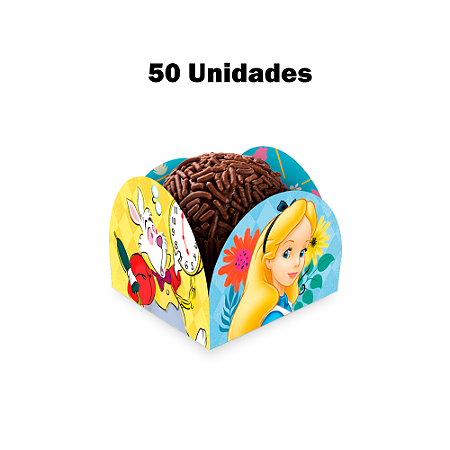 50 Forminhas decoração Alice no Pais das Maravilhas Aniversá