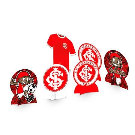 6 Decoração Display de mesa Internacional Festa Aniversário