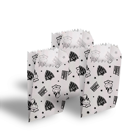 50 Sacos Pipoca Doce Salgado festa Atlético Mineiro Decoraçã