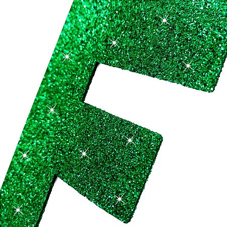 Faixa festa Feliz Natal Decoração com Gliter grande em EVA