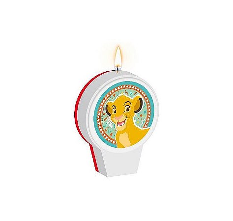 Vela Festa Rei Leão Decoração Aniversário completo plana