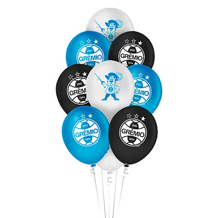 25 Balão Bexigas Festa Gremio Decoração Aniversário 9pol