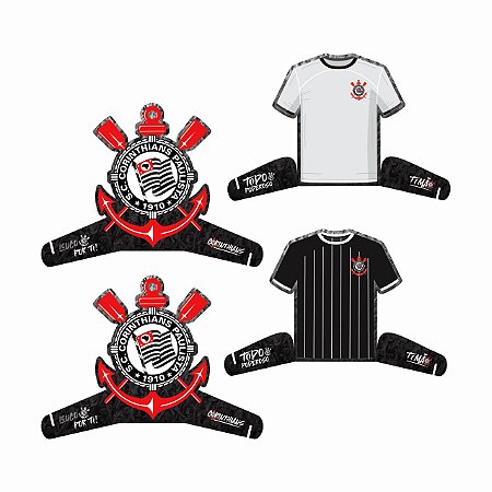 4 Display de mesa  Decoração Corinthians Festa Completa 20cm