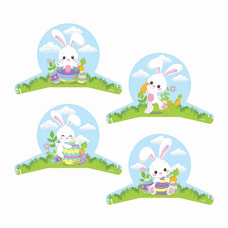 4 Display De Mesa Decoração Páscoa Festa Eva 29,5cm