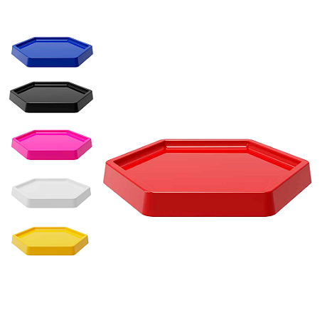 Bandeja Sextavada 18x20cm Alegra Bolo Doces Festa Decoração