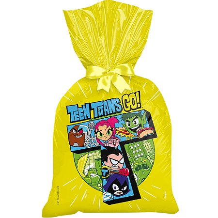 8 Sacola Lembrancinha Decoração Jovens Titas Go 14x25cm