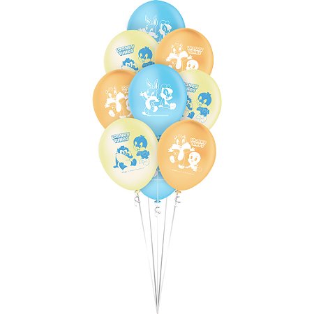 25 Bexigas Balão N9 Decoração Looney Tunes Festa Aniversário