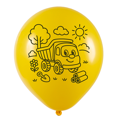 25 Bexigas Balão Festa O Caminhão Decoração Baby aniversário