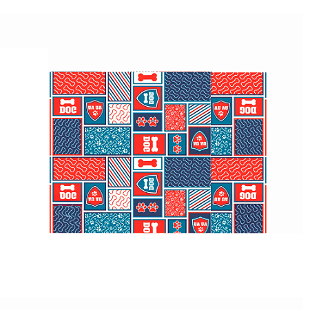 Painel TNT Festa Patrulha Decoração Pets aniversário 1,40x1m