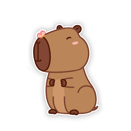 Painel parede Festa Capivara decoração Borboleta aniversário