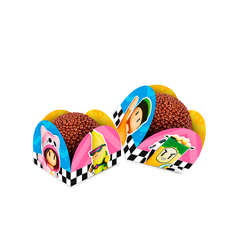 50 Forminhas Para Doces Festa Stumble Guys Decoração Aniver