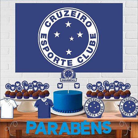Kit Festa Decoração Cruzeiro 33pçs Cruzeiro Aniversario